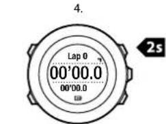 SUUNTO Ambit2 S - Utilisation du chronomètre - 5