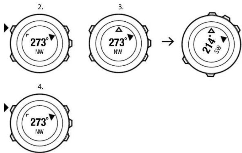 SUUNTO Ambit2 S - Définition du verrouillage de relèvement - 1