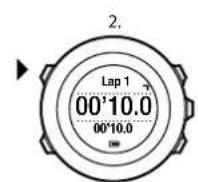 SUUNTO Ambit2 S - Utilisation du chronomètre - 2