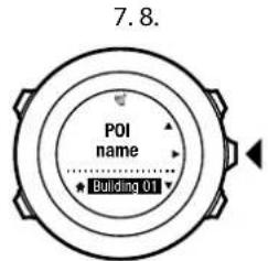 SUUNTO Ambit2 S - Ajout de votre position en tant que point d'intérêt (POI) - 7