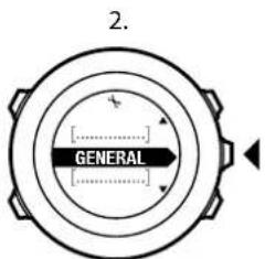 SUUNTO Ambit2 S - Modification des paramètres d'heure - 2