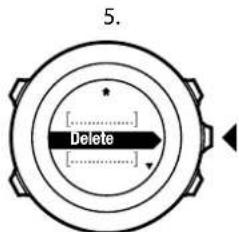 SUUNTO Ambit2 S - Suppression d'un point d'intérêt (POI) - 6