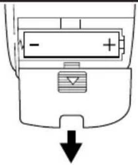 SEKONIC L308DC DigiCineMate - Insertion de la pile - 1