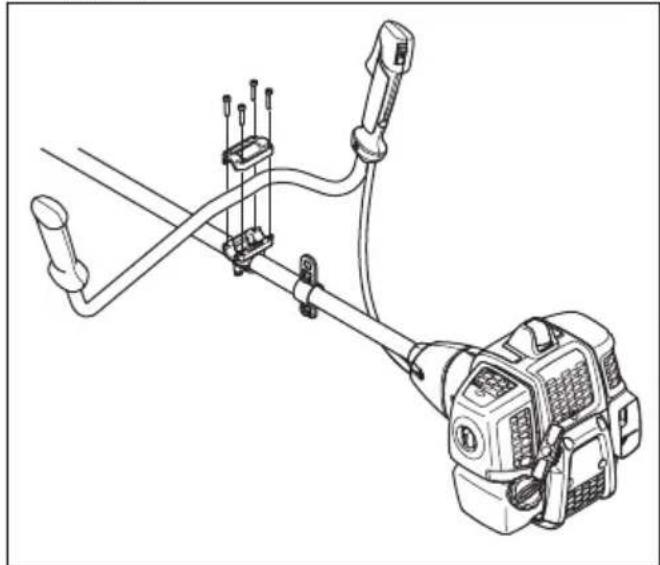 MCCULLOCH CS 410 Elite - Pour poser le guidon - 1