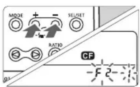 CANON Macro Ring Lite MR14EX - Sélectionnez le N° de fonction personnalisée. - 1