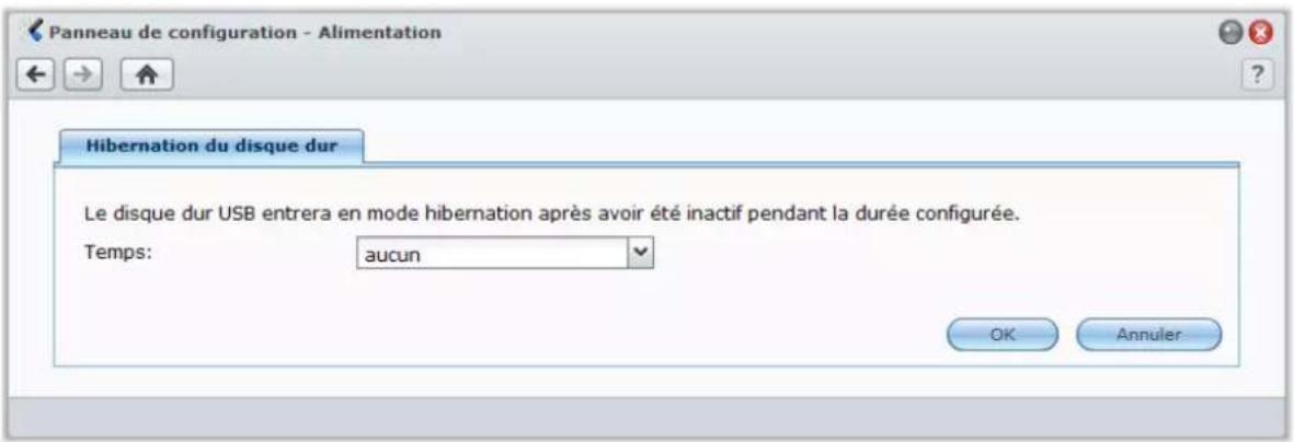 SYNOLOGY USB Station 2 - Utiliser les fonctionnalités d'économie d'énergie - 1