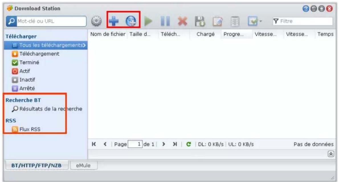 SYNOLOGY USB Station 2 - Créer des tâches de téléchargement BT/HTTP/FTP/NZB - 1