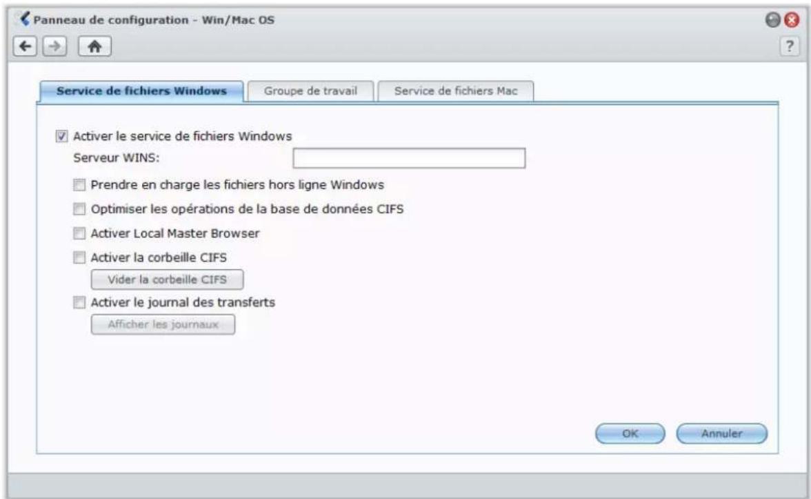 SYNOLOGY USB Station 2 - Activer les protocoles de partage de fichiers sur toutes les plates-formes - 1