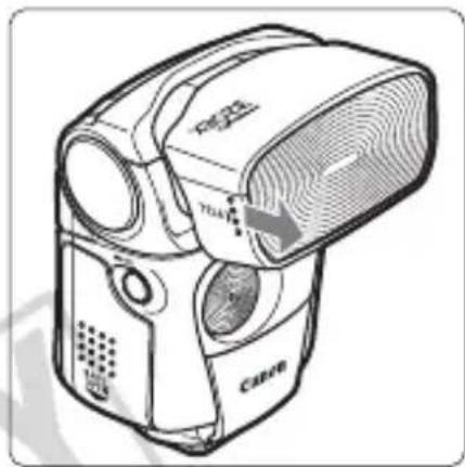 CANON Speedlite 320 EX - Changement de la couverture du flash - 2