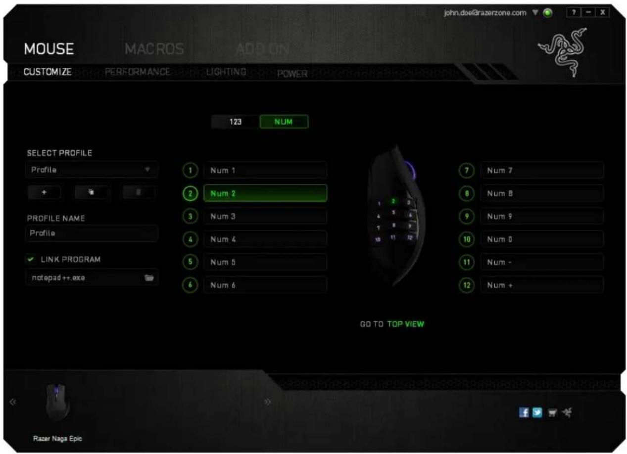 RAZER Naga Epic Elite MMO - Side View - 1