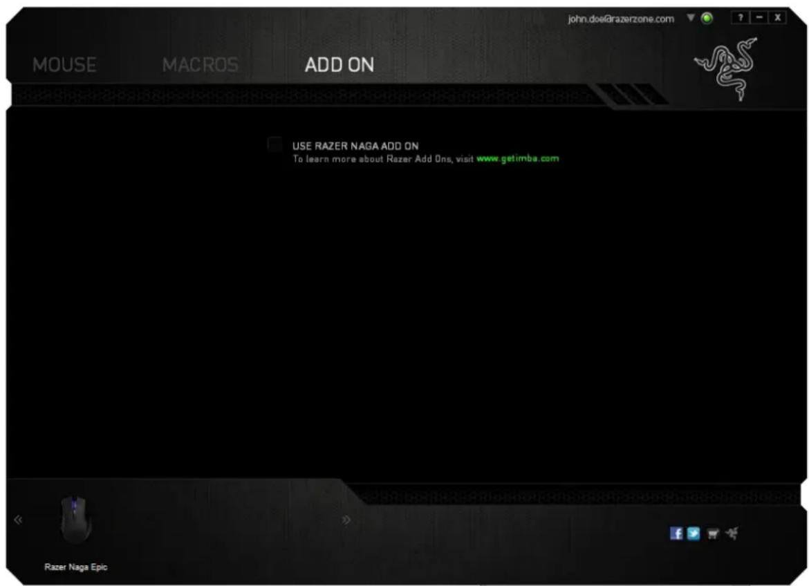 RAZER Naga Epic Elite MMO - ADD ON TAB - 1