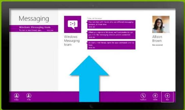 MICROSOFT Windows 8 - Affichez les commandes de l'application - 2