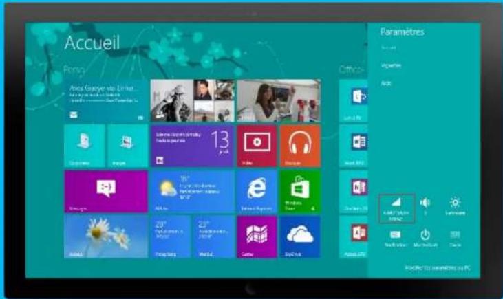 MICROSOFT Windows 8 - Se connecter au Wi-Fi - 1