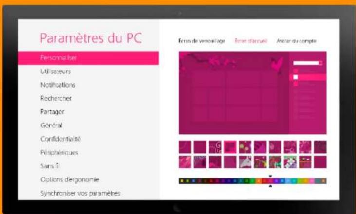 MICROSOFT Windows 8 - Personnalisez votre écran d'accueil - 1