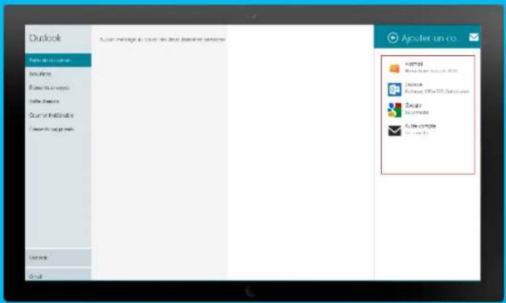 MICROSOFT Windows 8 - Vos messageries en un seul endroit - 2