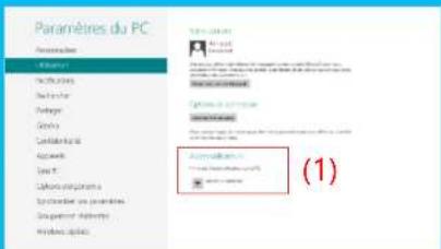 MICROSOFT Windows 8 - Ajouter un compte Microsoft - 1