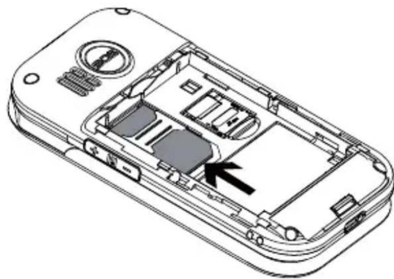 Fysic FM9100 - Carte SIM, carte SD et accu : - 3