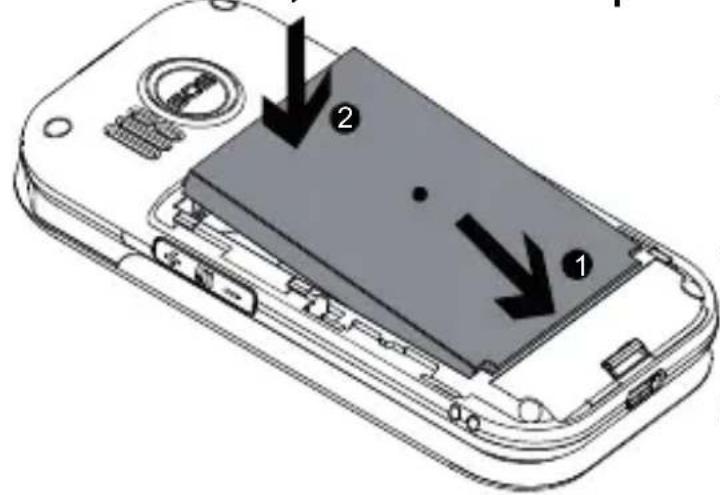 Fysic FM9100 - Carte SIM, carte SD et accu : - 7