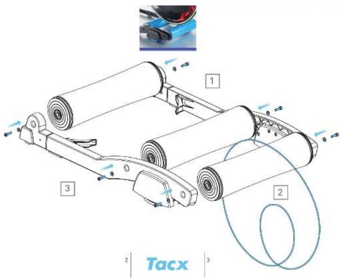 Tacx Galaxia T1100 - T1005 Assembly kit Galaxia - 5