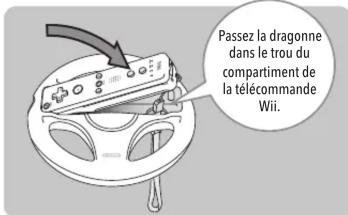 NINTENDO Wii Wheel - Attacher la télécommande Wii - 1