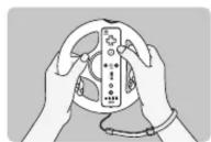 NINTENDO Wii Wheel - Tenir le Wii Wheel - 2