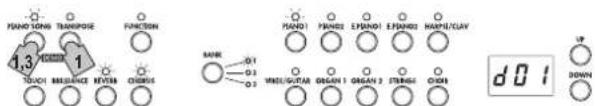 KORG SP280 - Écoute d'un morceau de démonstration - 1