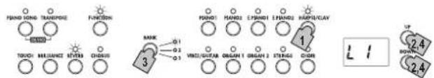 KORG SP280 - Régler la fonction de coupure automatique d'alimentation - 2