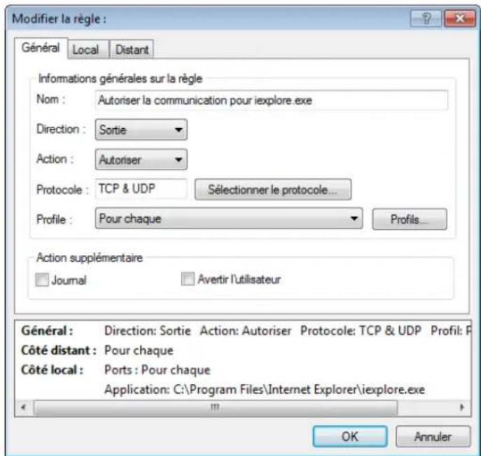 ESET Smart Security 5 - Modification des règes - 1