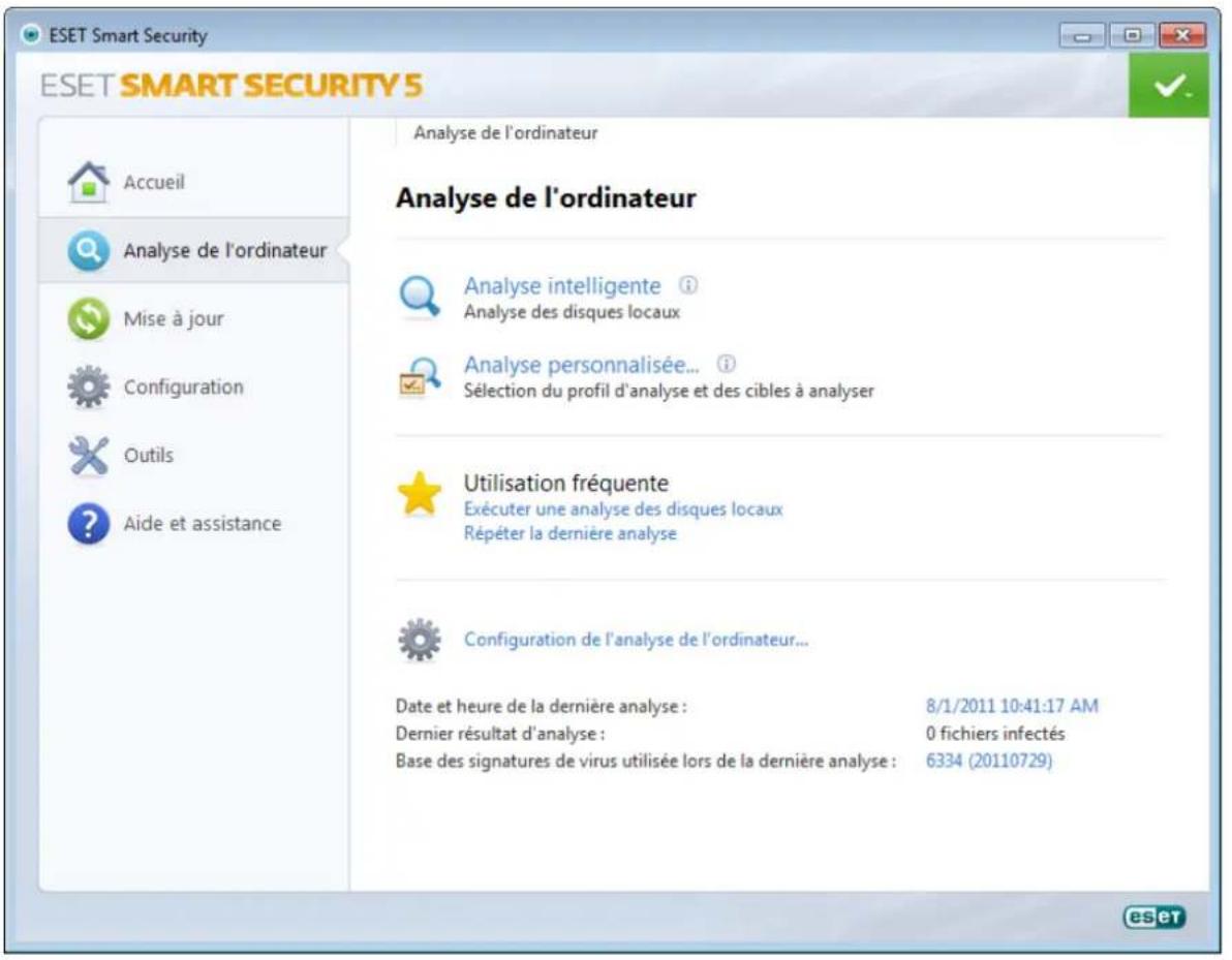 ESET Smart Security 5 - Analyse d'ordinateur - 1