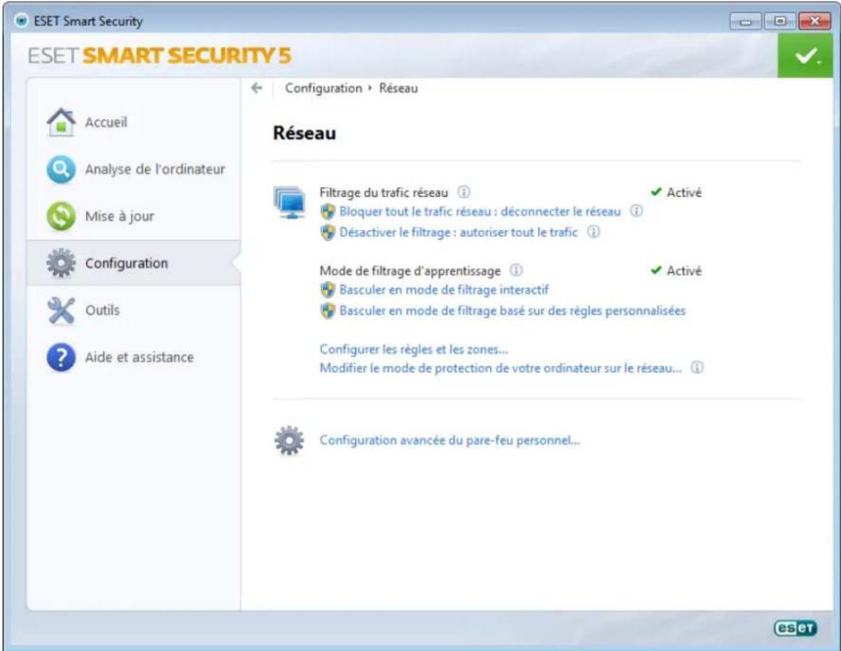 ESET Smart Security 5 - Réseau - 1