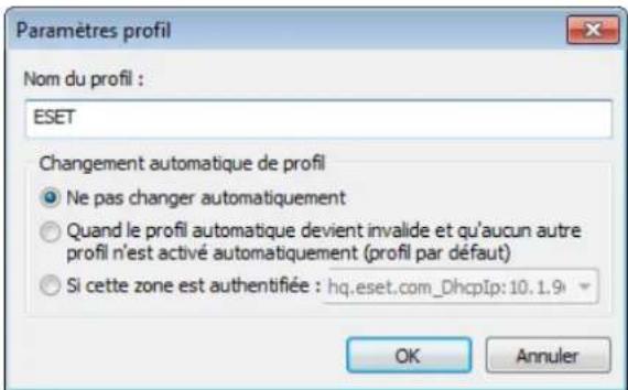 ESET Smart Security 5 - Profils - 2