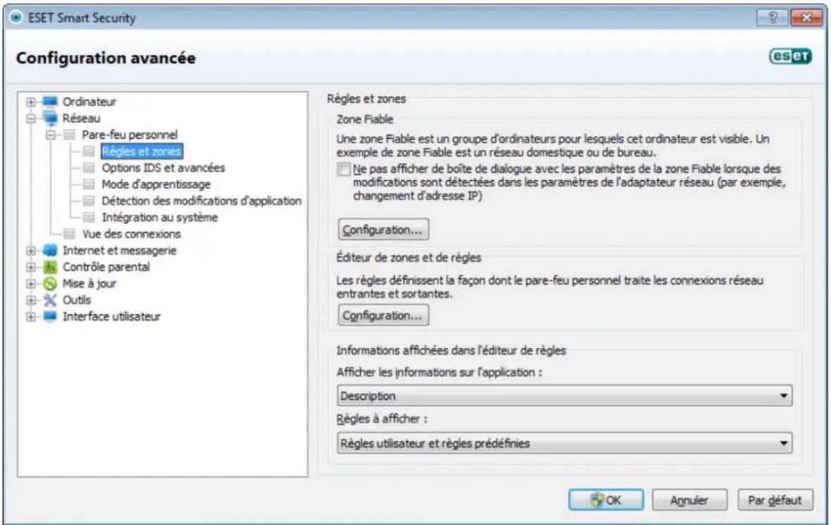 ESET Smart Security 5 - Configuration et utilisation des règes - 1