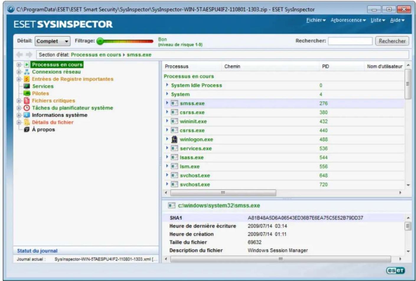 ESET Smart Security 5 - Interface utiliseur et utilisation de l'application - 1