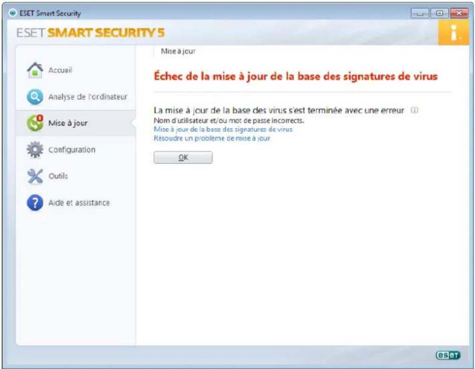 ESET Smart Security 5 - Processus de mise à jour - 2