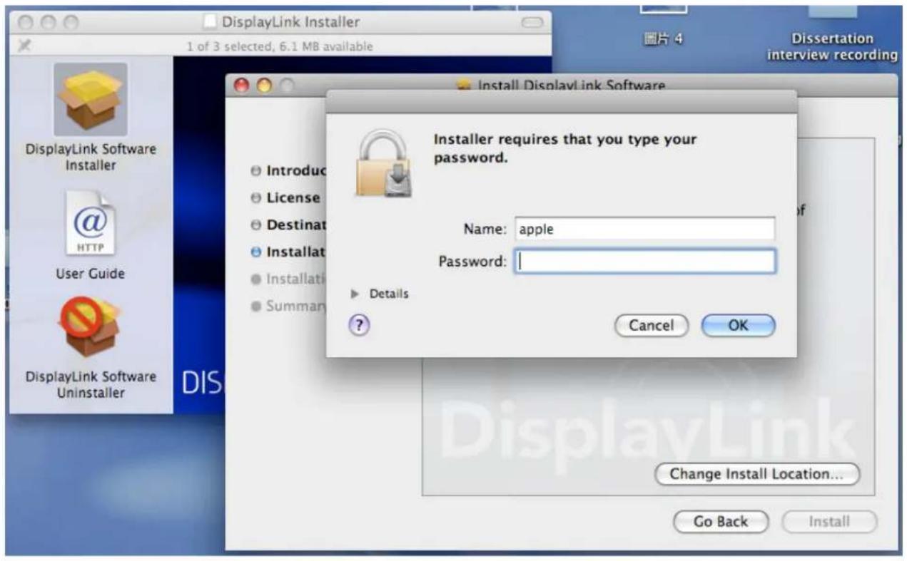 KONIG CMPUSBHDMI10 - Installation avec un système d'exploitation MAC : - 6
