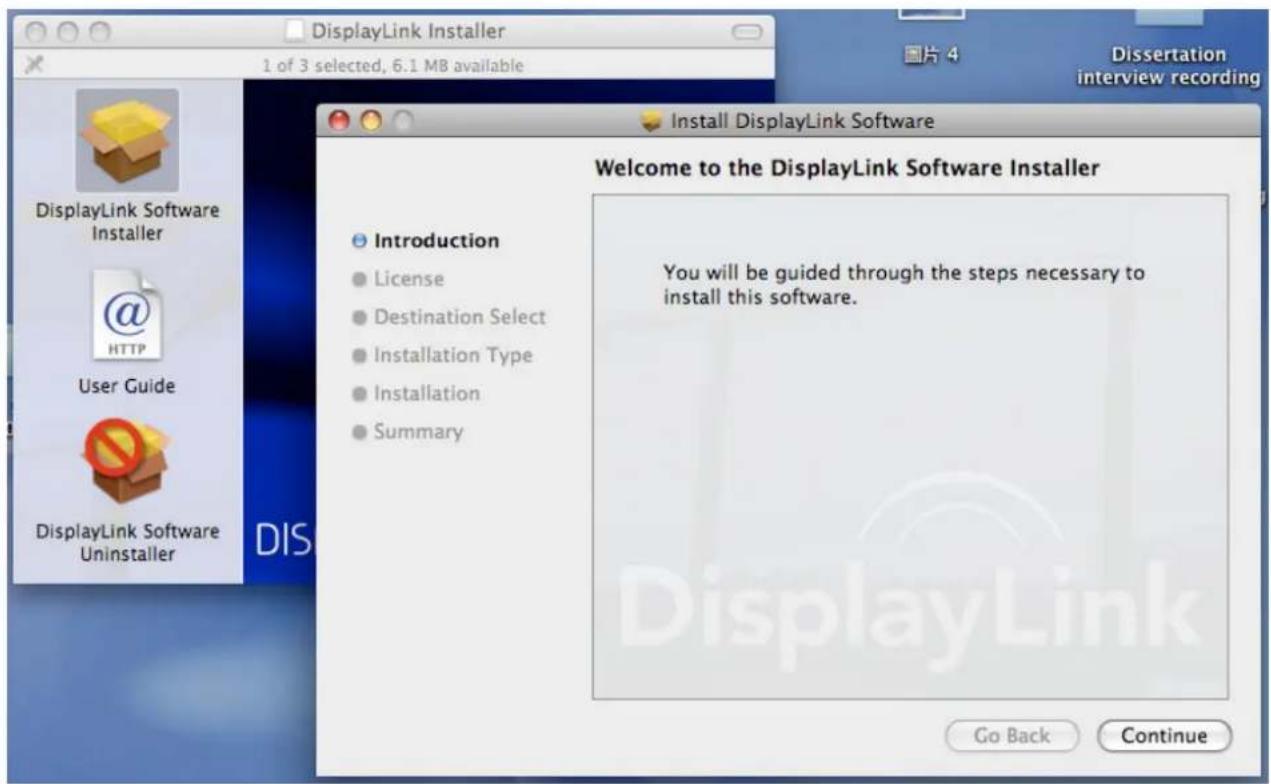 KONIG CMPUSBHDMI10 - Installation avec un système d'exploitation MAC : - 2