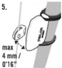 POLAR CS300 - Installer le capteur de vitesse - 5