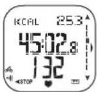 POLAR CS300 - Affichages du mode exercice - 3