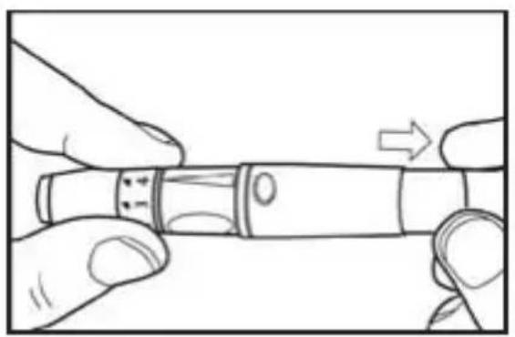 MEDISANA GlucoDock - Profondeur de piqûre : - 1