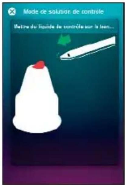 MEDISANA GlucoDock - Procédure à suivre en cas de test avec la solution de contrôle - 3