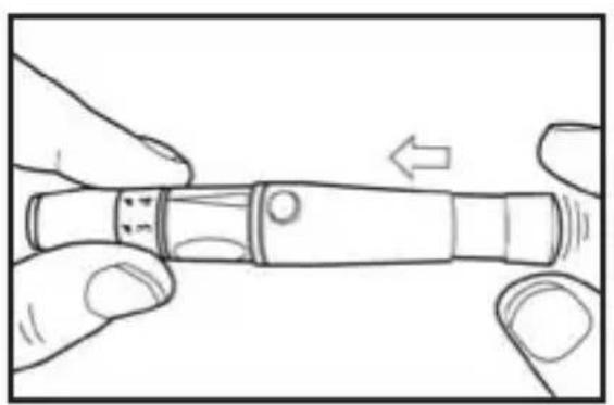 MEDISANA GlucoDock - Profondeur de piqûre : - 2