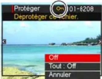 CASIO Exilim EXZR300 - Protection d'un fichier (Protéger) - 1