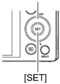 CASIO Exilim EXZR300 - En mode REC, appuyez sur [SET]. - 1