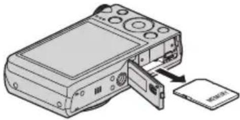 CASIO Exilim EXZR300 - Pour remplacer une carte mémoire - 1