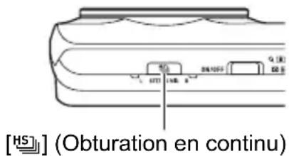 CASIO Exilim EXZR300 - Utilisation de l'obturation en continu - 1