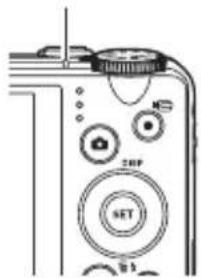 CASIO Exilim EXZR300 - Appuyez à mi-course sur le déclencheur pour faire la mise au point. - 1