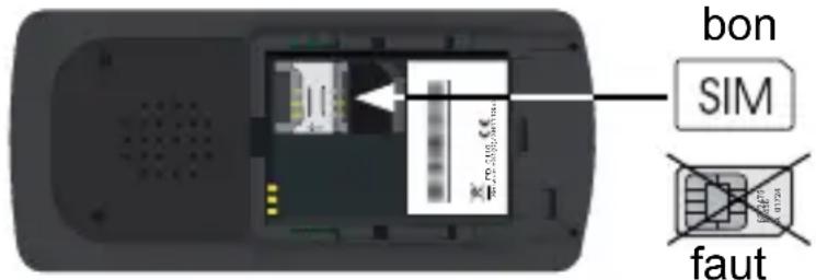 PROFOON SIMPLY - Carte SIM et accu : - 1