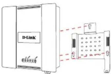 D-LINK DAP2360 - Fixation de la plaque de montage - 4