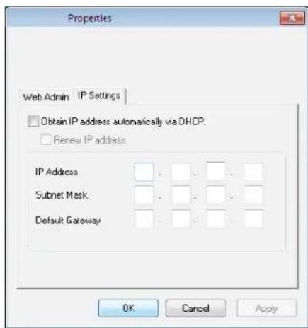 BUFFALO LinkStation Live - Sous Windows, faites un clic droit sur l'icône de votre LinkStation, puis sélectionnez [Properties (Propriétés)] - [IP Settings (Paramètres IP)]. Sous Mac, cliquez sur l'icône de la LinkStation en maintenant la touche Contrôle enfoncée, puis cliquez sur [Configure (Configurer)] - [IP Address (Adresse IP)]. - 1