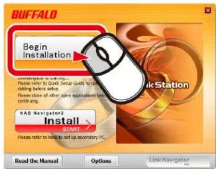 BUFFALO LinkStation Live - Configuration du logiciel LinkNavigator (LS-WSXL) - 4